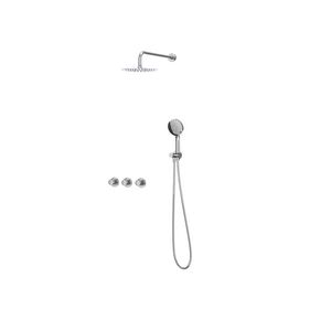 Afbouwdeel regendouche combiset Pact 4 inbouwthermostaat chroom CSP4EXCRBBAC excl. inbouwbox