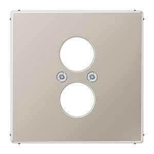 Afdekking edelstaal voor 2 x BNC en L2S LS