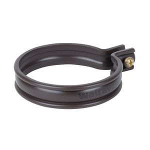 HWA ophangbeugel PVC bruin Ø100mm B-model excl. muurpen / klemnok