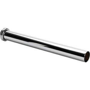 Buis Met Kraag 32x300 messing/verchroomd