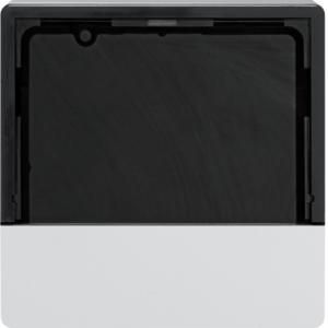 Afdekraam voor KNX therm. berker Q.1/Q.3/Q.7 polarwit