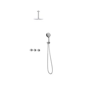 Afbouwdeel regendouche combiset Pact 4 inbouwthermostaat chroom CSP4EXCRBBBC excl. inbouwbox