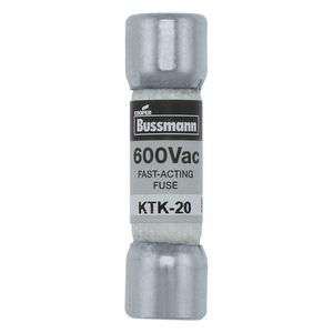 Zekering laagspanning 20A AC 600V 10x38mm UL CS VVE=10