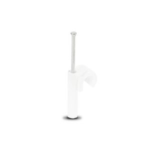 Doos a 100st. Plugclip nagel 8/10mm wit