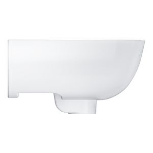 Bauedge ceramic fontein 45cm wit met kraangat overloop (prof)