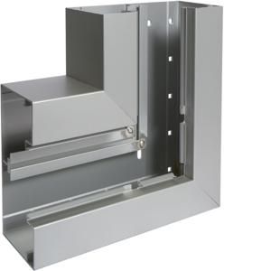 Vlakke hoek aluminium goot BRA 85x170mm natuurgeeloxeerd