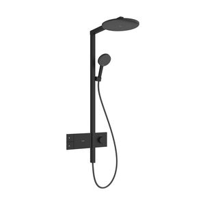Showerpipe 300 1 straalsoort EcoSmart Raindance Alive S mat zwart