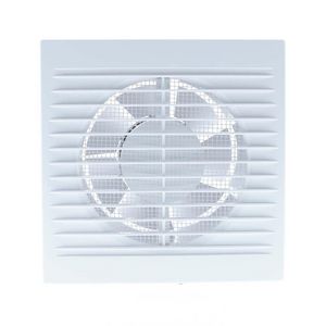 Badkamer-/ toiletventilator STH 125 wit