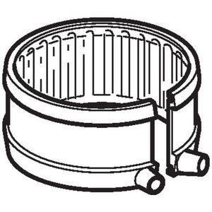 Polyethyleen (PE) elektrolasband Ø56mm voor vastpuntconstructies