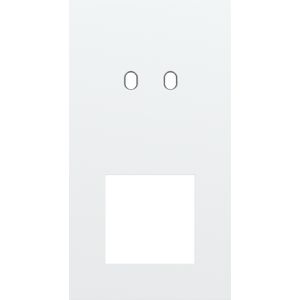 Afdekplaat 2-voud vertic. 71mm centerafst 154-57856