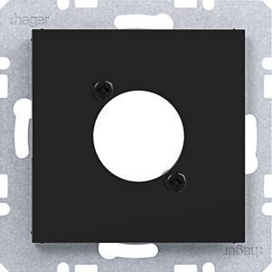 Centr.pl. voor XLR connector D-serie A.x/C.x/S.1/B.x/Q.x/K.x