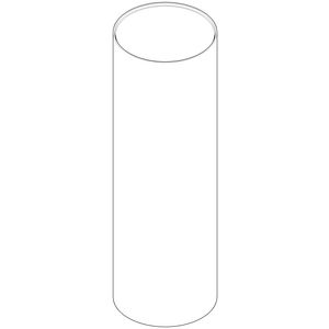 Behuizing v. toiletbor.gar. 100x311mm Champagne gebor