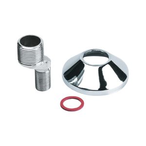 Zak a 2st. S-koppeling sprong 17,5mm 3/8"x3/4" incl. chroom rozetten