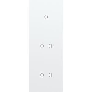 Afdekplaat 3-voud vertic. 71mm centerafst 154-57953