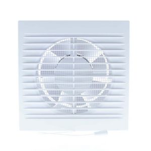 Badkamer-/ toiletventilator SVT 125 wit