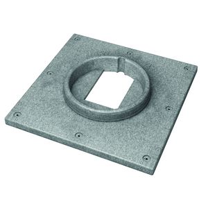 Wandaansluitadapter WAQ 560 vierkant 2 st.