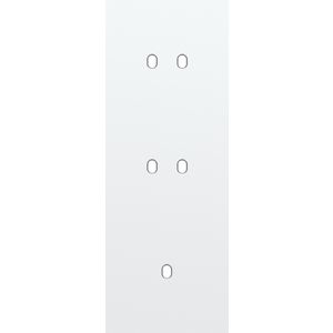 Afdekplaat 3-voud vertic. 71mm centerafst 154-57954