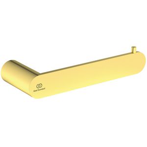 conca Closetrolhouder zonder klep rond brushed gold (mat goudkleurig) T4497A2