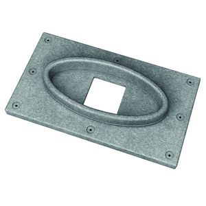 Wandaansluitadapter WAR 560 rechthoek 2 st.