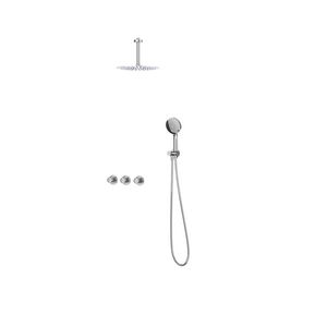 Afbouwdeel regendouche combiset Pact 4 inbouwthermostaat chroom CSP4EXCRBCBC excl. inbouwbox