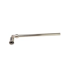 Kniekoppeling 37P 16x12mm 90° persaansluiting x koperbuis L=227mm