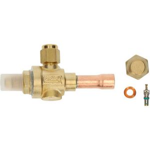 Service afsluiter 2-Weg CO2 10mm ODS K65 1/4" SAE 140 bar
