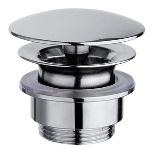 Wastafelafvoerplug chroom UD525 1.1/4" univ. ø72mm / 5-65mm vast (niet afsluitbaar)