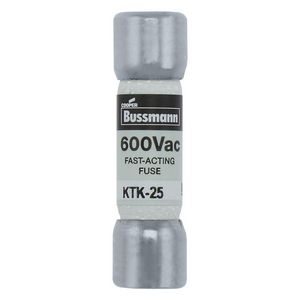 Zekering laagspanning 25A AC 600V 10x38mm UL CS VVE=10