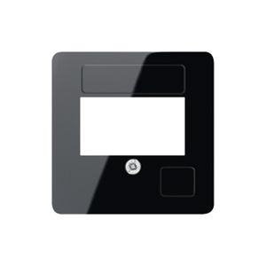 Afdekking 50x50 zwart voor o.a. USB21-2
