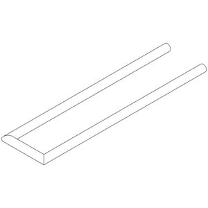 Houder voor handdoekhouder kort 327x85x13mm Mat Zwart
