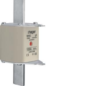 Mespatroon NH3C 100A 500V gG combimelder