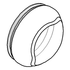 Kapje 42x17mm chr 092830030-00