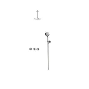 Afbouwdeel regendouche combiset Pact 4 inbouwthermostaat chroom CSP4EXCRBDBA excl. inbouwbox