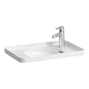 Opbouwwastafel 550x360 1 kraangat rechts wit H8172810001061