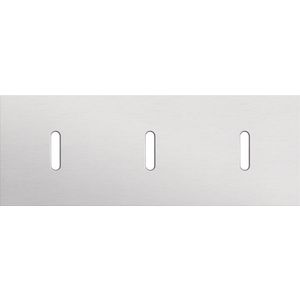 Afdekplaat 3-voud horiz. 71mm centerafst. 155-56701