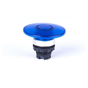 Knop paddestoel 60mm tijdelijk zonder print met verlichtings-mogelijkheid blauw