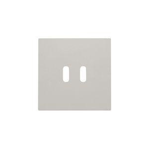 Afwerkingsset voor dubbele smart USB-C-lader light grey