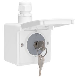Spuitwaterdicht stopcontact+randaarde slot beschgsafsluiter