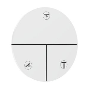 Showselect Comfort S stopkraan afbouwdeel tbv inbouw voor 3 functies mat wit