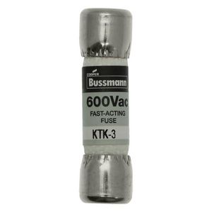 Zekering laagspanning 3A AC 600V 10x38mm UL CSA VVE=10