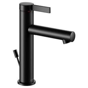 1-hendel wastafelmengkraan 130 trekstang en afvoergarnit