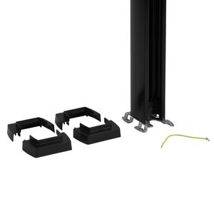 Energiezuil 1 compartiment 45mm 2,70M zwart