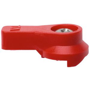 TA400 hendel rood voor kogelafsluiter