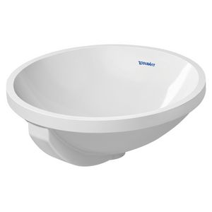 ARCHITEC #046840 inbouwwastafel 400mm wit zonder kraangat met overloop