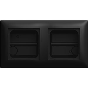 opbouwbak hoek 2v SI-B-matzwart (1708-915)