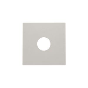 Afwerkingsset voor enkelvoudige coaxaansluiting voor tv light grey