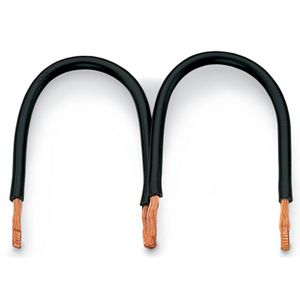 Draadbruggen 2,5mm² geisoleerd zwart 709-111