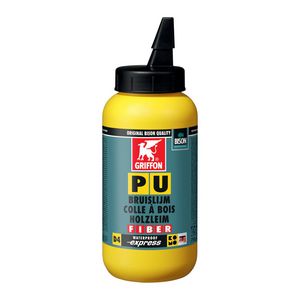 Lijm PU-Houtlijm Fiber Flacon 750g VVE=6