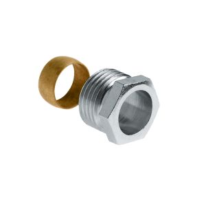 Knelringset vernikkeld universeel 1/2"bt.x15mm VVE=10