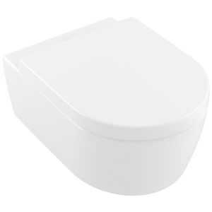 Wandcloset combipack Avento 530mm C+ Stone White diepspoel DirectFlush incl. zitting softclose
